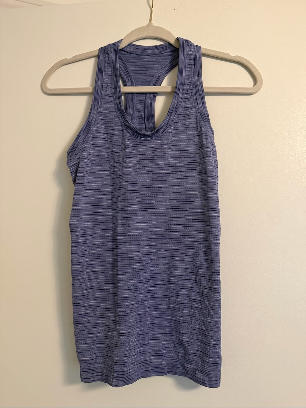 Athleta Heathered Purple Racerback Tank Top